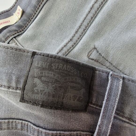 Levis Jeans Womens 33 Gray 311 Shaping Skinny Stretch Slim Fit Waterless Denim - Picture 9 of 13
